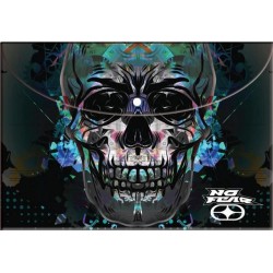 ΦΑΚΕΛΟΣ ΚΟΥΜΠΙ A4 NO FEAR GLASS SKULL