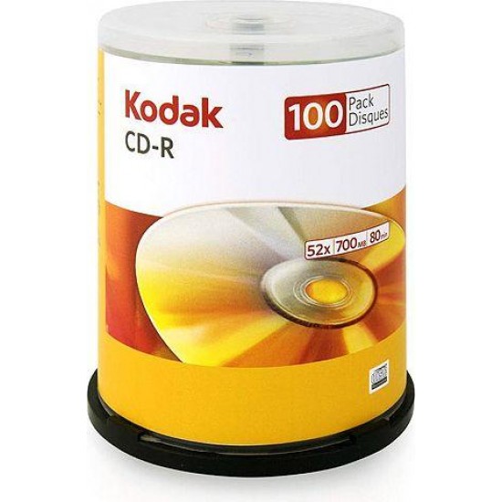 CD-R 700MB KODAK 52X 100ΤΕΜ