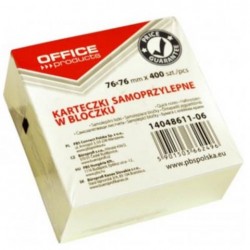 ΑΥΤΟΚΟΛΛΗΤΑ ΧΑΡΤΑΚΙΑ ΚΥΒΟΣ 76Χ76MM 400 ΦΥΛΛΩΝ OFFICE ΑΥΤΟΚΟΛΛΗΤΑ ΧΑΡΤΑΚΙΑ ΚΥΒΟΣ 76Χ76MM 400 ΦΥΛΛΩΝ OFFICE