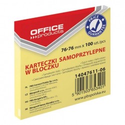 ΧΑΡΤΑΚΙΑ ΑΥΤΟΚΟΛΛΗΤΑ 76Χ76MM 100 ΦΥΛΛΩΝ OFFICE ΚΙΤΡΙΝΟ ΠΑΣΤΕΛ ΧΑΡΤΑΚΙΑ ΑΥΤΟΚΟΛΛΗΤΑ 76Χ76MM 100 ΦΥΛΛΩΝ OFFICE ΚΙΤΡΙΝΟ ΠΑΣΤΕΛ