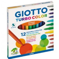 ΜΑΡΚΑΔΟΡΟΙ GIOTTO TURBO COLOR 12ΤΜΧ