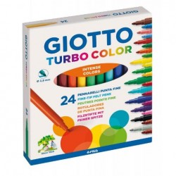GIOTTO ΜΑΡΚΑΔΟΡΟΙ ΛΕΠΤΟΙ TURBO COLOR 24ΤMX 0417000