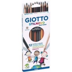 ΞΥΛΟΜΠΟΓΙΕΣ SKIN TONES GIOTTO 12 ΤΕΜΑΧΙΩΝ STILNOVO