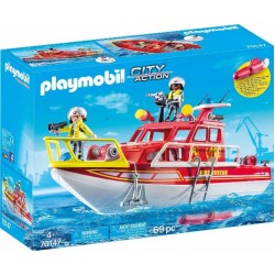 PLAYMOBIL 70147 ΠΥΡΟΣΒΕΣΤΙΚΟ ΣΚΑΦΟΣ ΔΙΑΣΩΣΗΣ