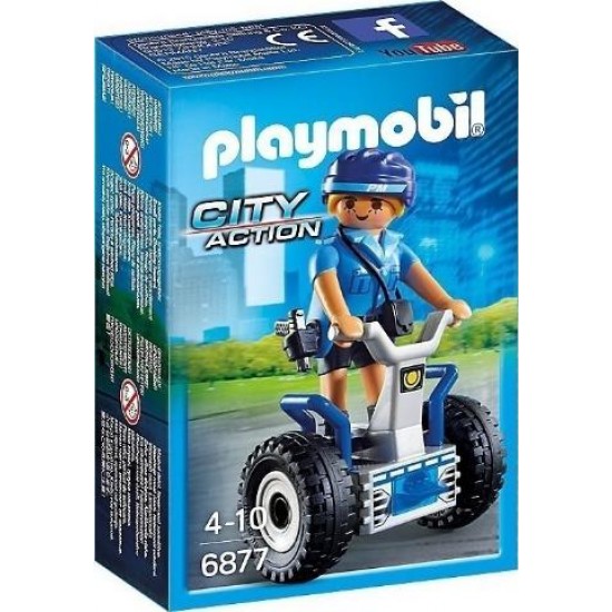 PLAYMOBIL 6877 ΓΥΝΑΙΚΑ ΑΣΤΥΝΟΜΙΚΟΣ ΜΕ BALANCE RACER