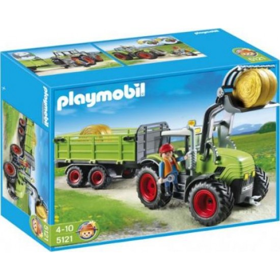 PLAYMOBIL 5121 ΤΡΑΚΤΕΡ ΜΕ ΡΥΜΟΥΛΚΟΥΜΕΝΗ ΚΑΡΟΤΣΑ