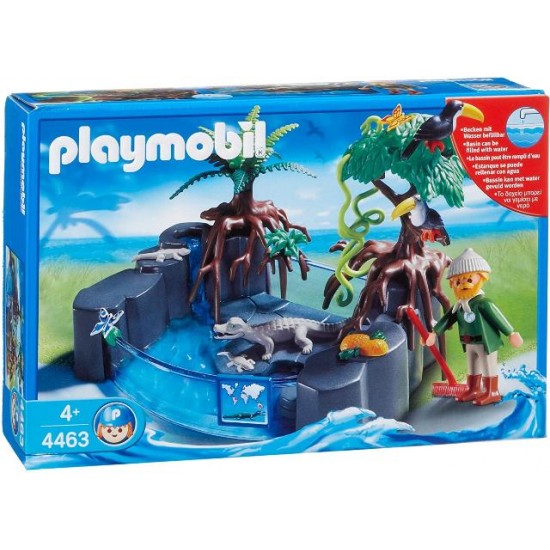 PLAYMOBIL 4463 ΛΕΚΑΝΗ ΜΕ ΑΛΙΓΑΤΟΡΕΣ