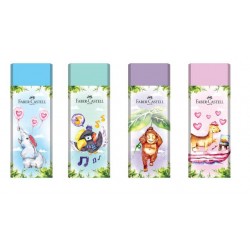 ΓΟΜΑ ΠΑΣΕΤΛ FABER CASTELL HAPPY JUNGLE - 4 ΣΧΕΔΙΑ