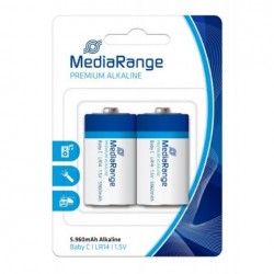 MEDIARANGE PREMIUM ΑΛΚΑΛΙΚΗ ΜΠΑΤΑΡΙΑ C LR14 BABY 1.5V, 2ΤΜΧ MRBAT108