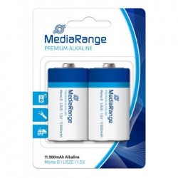 MEDIARANGE PREMIUM ΑΛΚΑΛΙΚΗ ΜΠΑΤΑΡΙΑ D MONO | LR20 1.5V PACK 2 Μ. MRBAT109