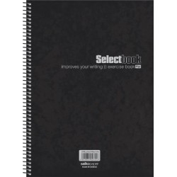 ΤΕΤΡΑΔΙΟ ΣΠΙΡΑΛ SELECT BLACK 21X29 240 ΣΕΛΙΔΕΣ 4 ΘΕΜΑΤΑ
