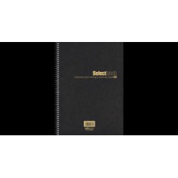 ΤΕΤΡΑΔΙΟ ΣΠΙΡΑΛ SELECT BLACK 21X29 125Φ 5Θ