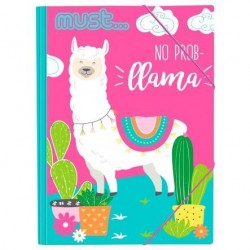 MUST NO PROB LLAMA ΦΑΚΕΛΟΣ ΛΑΣΤΙΧΟ ΧΑΡΤΟΝΕ ΛΑΜΑ 25X35