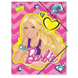 GIM ΝΤΟΣΙΕ ΜΕ ΛΑΣΤΙΧΟ PP A4 BARBIE