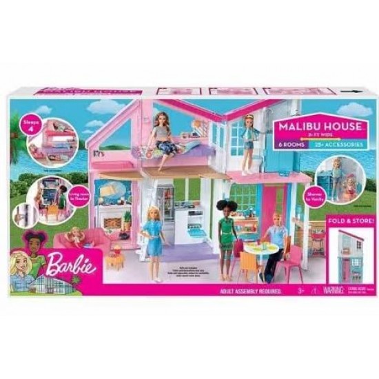 MATTEL BARBIE ΟΝΕΙΡΕΜΕΝΟ ΣΠΙΤΙ MALIBU FXG57