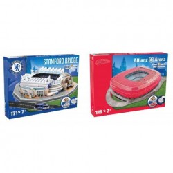 GIOCHI PREZIOSI Nanostad 3D Stadium - 2 Σχέδια Bayern, Chelsea GPZ15135 GIOCHI PREZIOSI Nanostad 3D Stadium - 2 Σχέδια Bayern, Chelsea GPZ15135