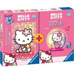 Hello Kitty Puzzleball+ Puzzle Set Ravensburger 107919 Hello Kitty Puzzleball+ Puzzle Set Ravensburger 107919