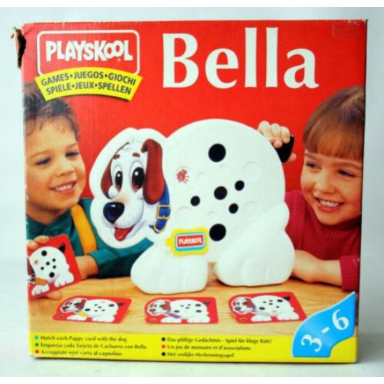 PLAYSKOOL BELLA DOG MATCH PUPPY CARD GAME 3-6 YR