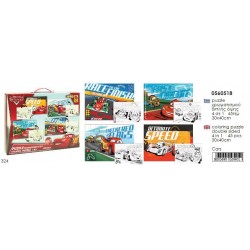 PUZZLE ΧΡΩΜΑΤΙΣΜΟΥ 2ΟΨΕΩΝ 4 ΣΕ 1 45TEM 30Χ40ΕΚ CARS PUZZLE ΧΡΩΜΑΤΙΣΜΟΥ 2ΟΨΕΩΝ 4 ΣΕ 1 45TEM 30Χ40ΕΚ CARS