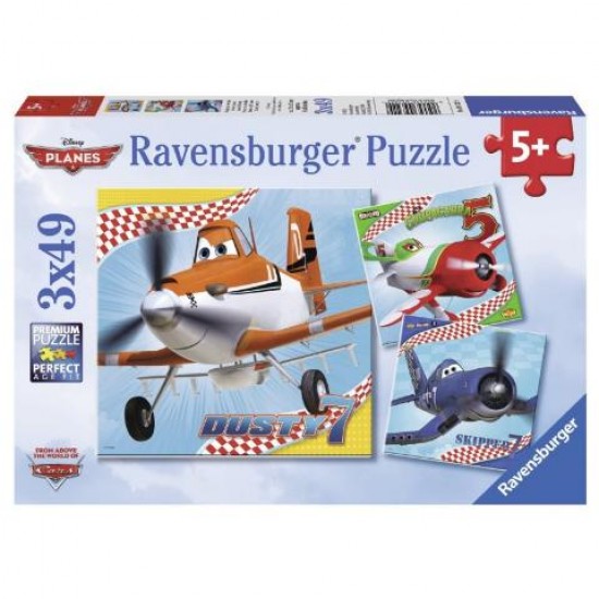 Ravensburger Παζλ 3X49τεμ Disney Planes Dusty And Friends 05-09322