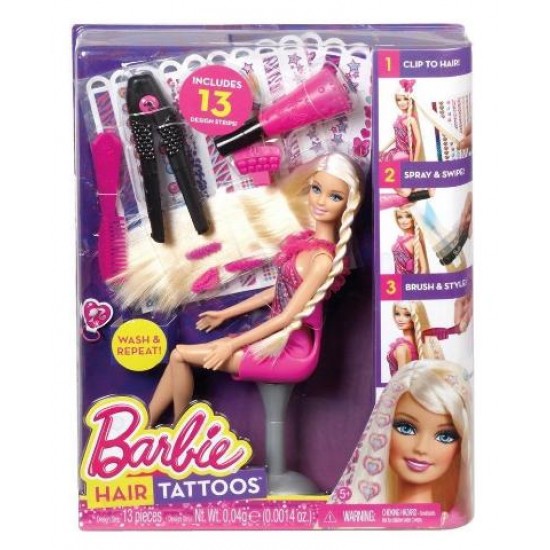 BARBIE HAIR TATTOOS DOLL