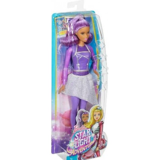 BARBIE STAR LIGHT ADVENTURE DOLL PURPLE AND SILVER OUTFIT
