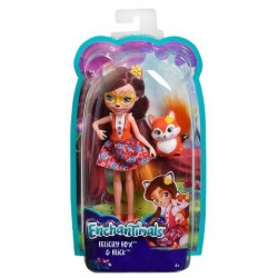 MATTEL ENCHANTIMALS ΚΟΥΚΛΑ ΚΑΙ ΖΩΑΚΙ FELICITY FOX AND FLICK DVH87 / FXM71