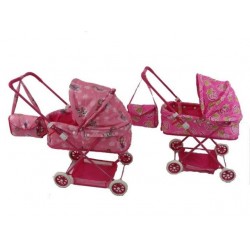 ΚΑΡΟΤΣΙ ΚΟΥΚΛΑΣ ΠΟΡΤ ΜΠΕΜΠΕ ΜΕΤΑΛΛΙΚΟ ΜΕ ΤΣΑΝΤΑΚΙ. ΥΦΑΣΜΑΤΑ: (FROZEN-ΦΡΑΟΥΛΑ)