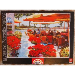 Educa legpuzzel Cafe Ravello - Howard Behrens 1000 pieces