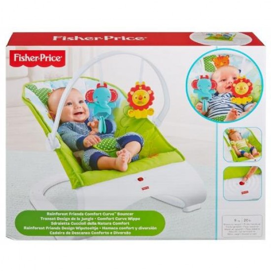 Fisher-Price Καθισματάκι Ριλάξ Rainforest Friends CJJ79