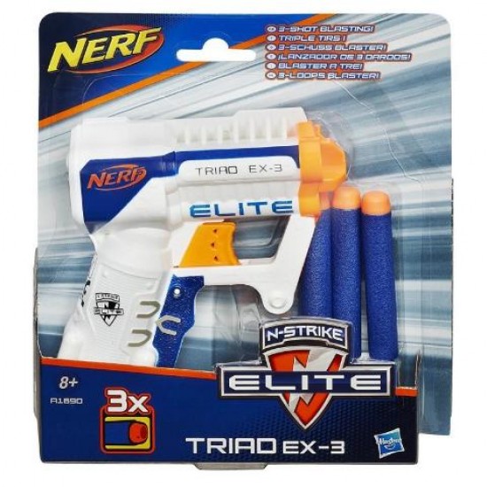 Hasbro Nerf N-Strike Elite Triad EX-3 Όπλο Εκτοξευτής A1690