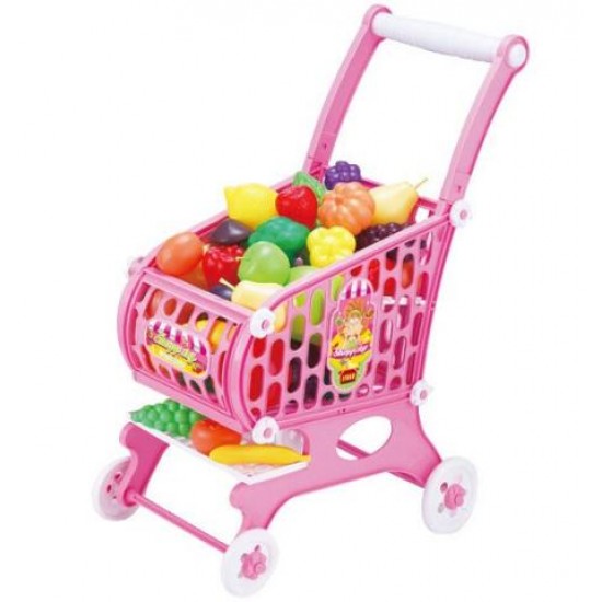 Luna shopping cart with products 15-piece 55 cm