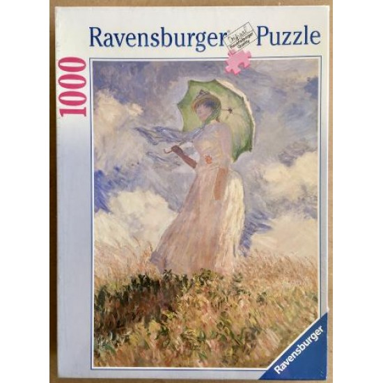 Puzzle 1000 pz - monet: donna col parasole