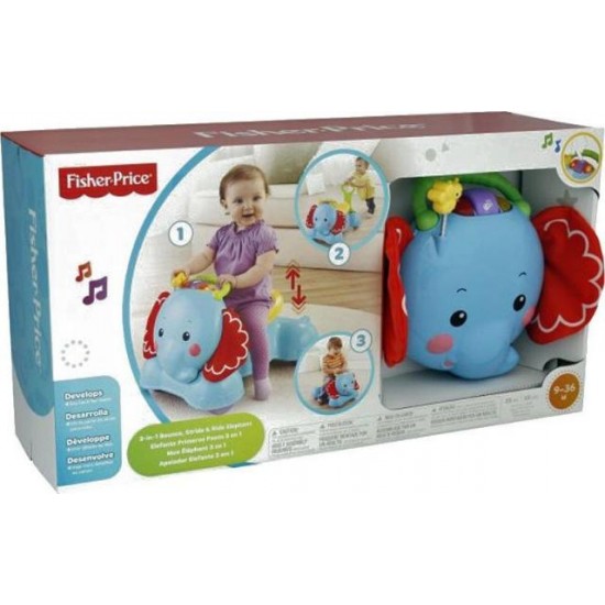 FISHER PRICE BOUNCY 3 IN 1 ELEPHANT