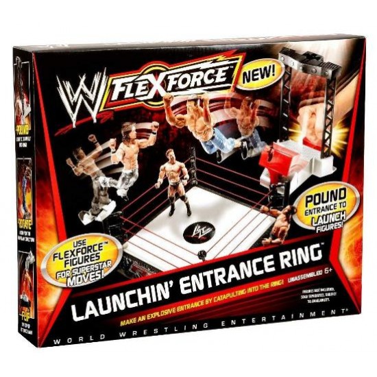 WWE Flexforce Launchin' Entrance Ring Playset Mattel 2010