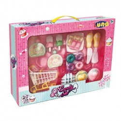 ΣΕΤ ΖΑΧΑΡΟΠΛΑΣΤΙΚΗΣ LUNA TOYS, 21 ΤΜΧ., 35,5X27,5X8,5 ΕΚ.