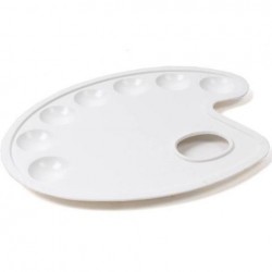 Ark παλέτα ζωγραφικής οβάλ για 7 χρώματα 21.5x16εκ. Ark παλέτα ζωγραφικής οβάλ για 7 χρώματα 21.5x16εκ.