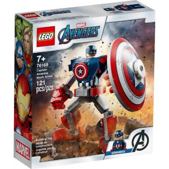 LEGO Marvel Avengers Captain America Mech Armor Set 76168