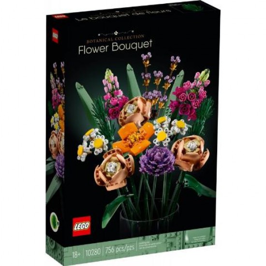LEGO Creator Expert Flower Bouquet, Artificial Flowers Μπουκέτο Λουλουδιών 10280