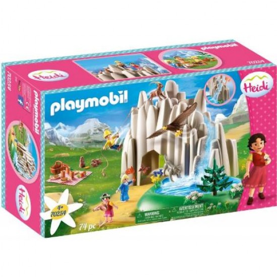 Playmobil Η Χάιντι, Ο Πέτερ και Η Κλάρα Στην Κρυστάλλινη Λίμνη (70254)