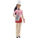 Mattel Barbie Pasta Chef Μελαχρινή Κούκλα (30,40-Cm) Σεφ GTW38