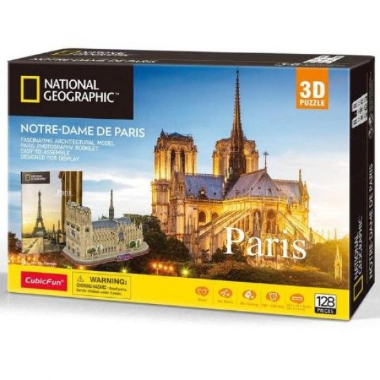 DS0986h National Geographic Notre Dame De Paris