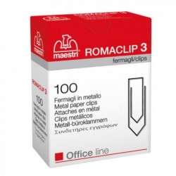 Συνδετήρες Romaclip N.3 100τεμ. Συνδετήρες Romaclip N.3 100τεμ.