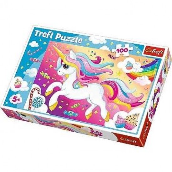 Puzzle 100 pieces - Beautiful Unicorn