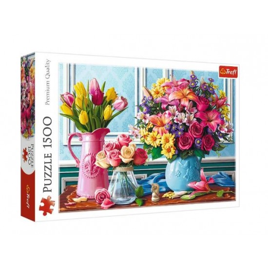 Puzzle 1500 pieces - Flowers