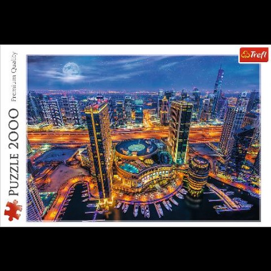 Trefl 2000 Piece Jigsaw Puzzle Lights of Dubai