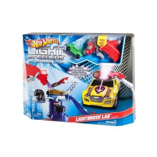 MATTEL HOT WHEELS LIGHT SPEEDERS LIGHT BRUSH LAB