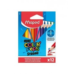Maped Mini Color Peps Strong Ξυλομπογιές 12τμχ