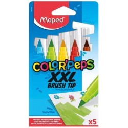 ΜΑΡΚΑΔΟΡΟΙ COLOR' PEPS XXL BRUSH X5 844705 ΜΑΡΚΑΔΟΡΟΙ COLOR' PEPS XXL BRUSH X5 844705