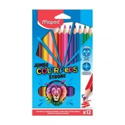 ΞΥΛΟΜΠΟΓΙΕΣ MAPED JUMBO COLOR PEPS STRONG ΣΕΤ 12 ΧΡΩΜΑΤΑ ΞΥΛΟΜΠΟΓΙΕΣ MAPED JUMBO COLOR PEPS STRONG ΣΕΤ 12 ΧΡΩΜΑΤΑ